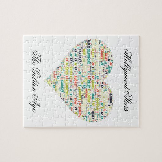 Age d'or des étoiles d'Hollywood puzzle (Horizontal)