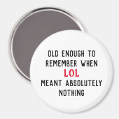 Age Humor Magnet (Recto/Verso)