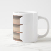 Aged Brass Patina Shelving Extra Grote Beker (Rechts)