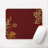 Aged Copper Flourish op Bourgogne Muismat (Met muis)