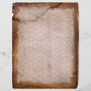 Aged Cracked S Letterhead
