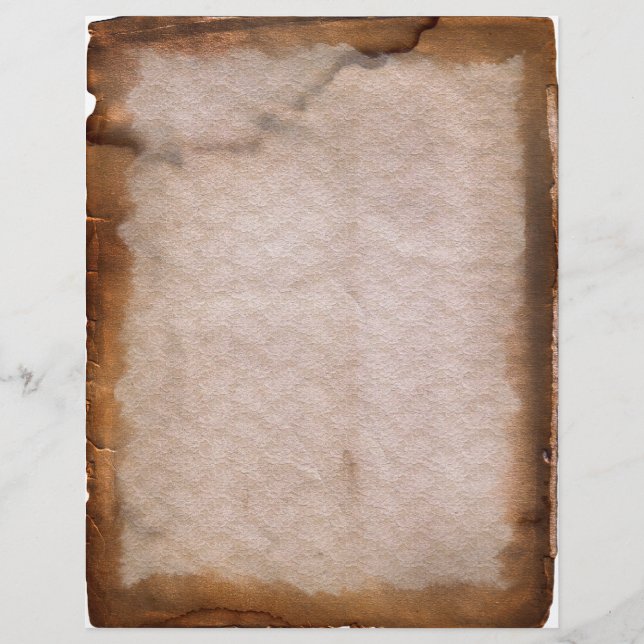 Aged Cracked S  Letterhead (Voorkant)