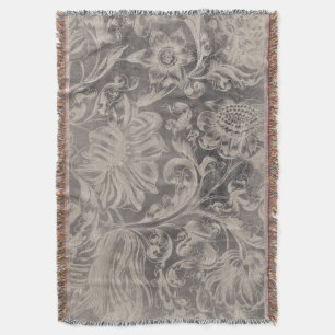 Aged Floral Deken