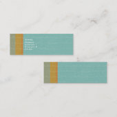 Aged Retro Mini Visitekaartje (Voorkant / Achterkant)