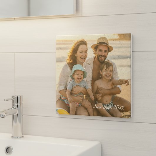 Aged Sepia Photo Template D1216 Tegeltje