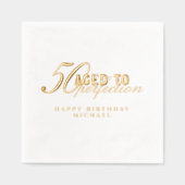 Aged to Perfection Elegant 50th Birthday Party (Recto)