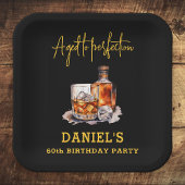 Aged to Perfection Whiskey 60th Birthday Papieren Bordje