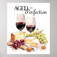 Aged to Perfection Wijn en kaas Verjaardagsfeest