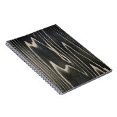 Aged Wood Grain Minimalist Notitieboek (Rechterzijde)