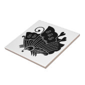 Ageha Butterfly Tegeltje (Zijkant)