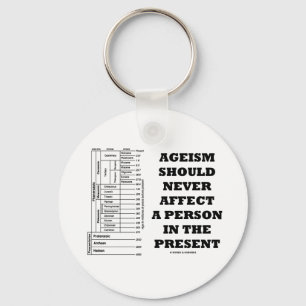 Ageïsme mag nooit een persoon in de Cadeau beïnvlo Sleutelhanger
