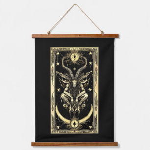 Ageless Darkness Baphomet Tapestry Hangend Wandkleed