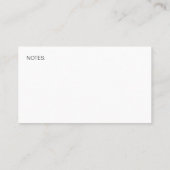 Agence de l'emploi de classe Cartes de visite (Dos)