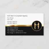 Agence de l'emploi de classe Cartes de visite (Devant)