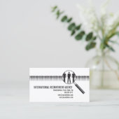 Agence de recrutement Carte de visite de consultat (Debout devant)