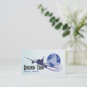 Agence de voyages, agent, Carte de visite (Debout devant)