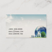 Agence de voyages moderne Carte de visite (Dos)