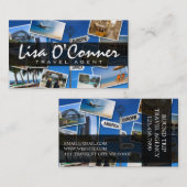 Agence de voyages moderne Carte de visite de socié (Devant / Derrière)