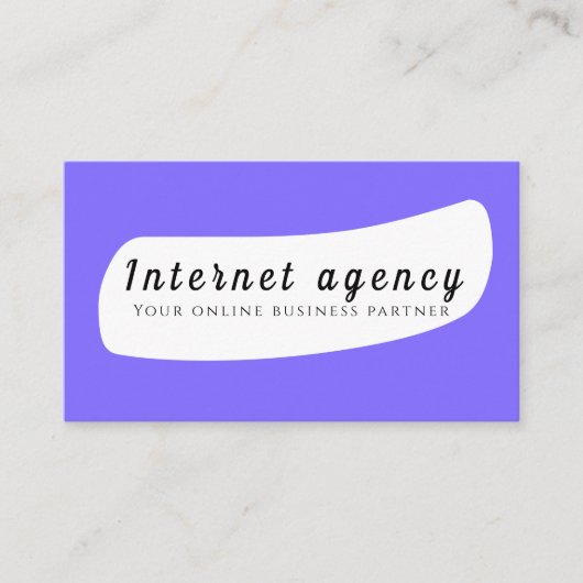 Agence Internet Carte de visite (Devant)