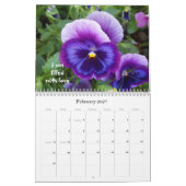 Agenda 2012 bloemen kalender (Feb 2027)
