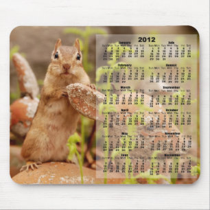Agenda 2012 - Cute Chipmunk Mousepad Muismat