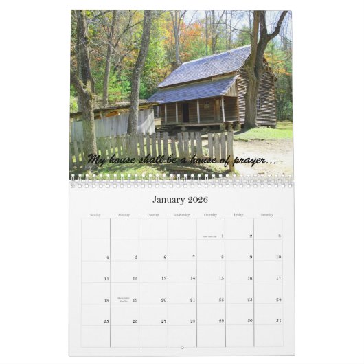 Agenda 2012 van Prayers Kalender (Jan 2026)