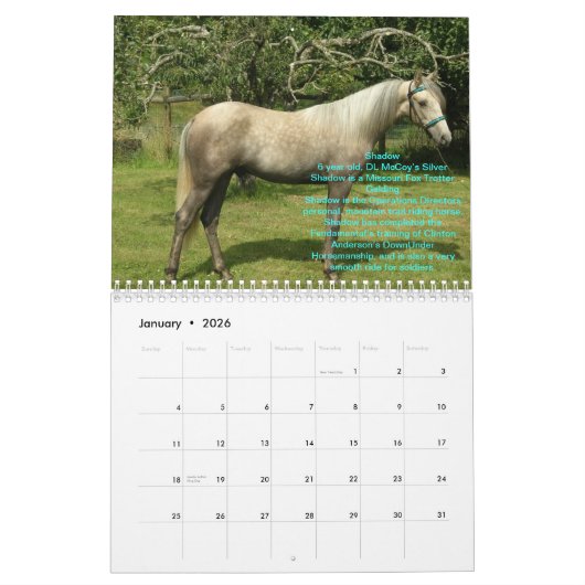 Agenda 2012 voor RTR-paarden Kalender (Jan 2026)