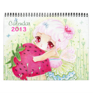 Agenda 2013 - Mooie anime chibi-meisjes Kalender