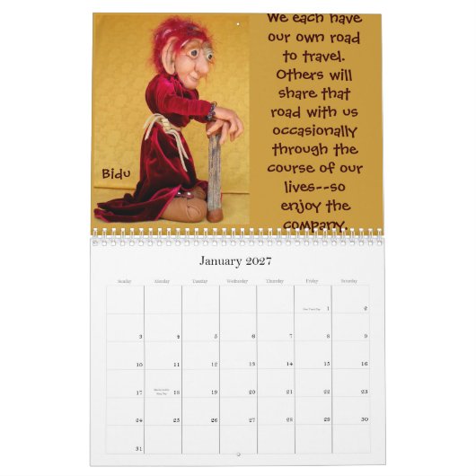 Agenda 2013 Stir Crazies Kalender (Jan 2027)