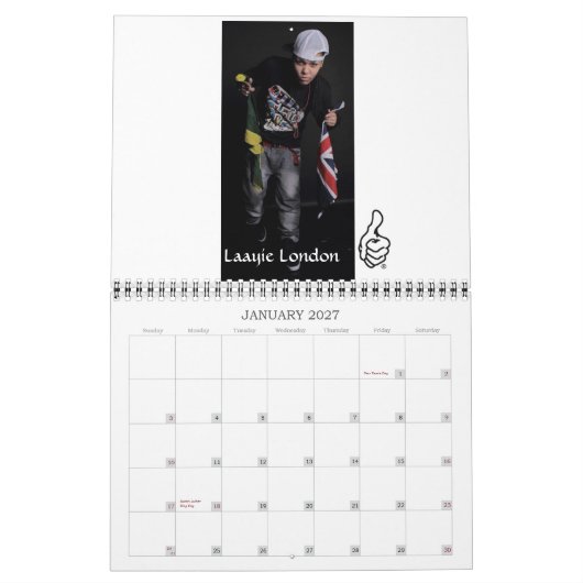 Agenda 2013 van de studie kalender (Jan 2027)