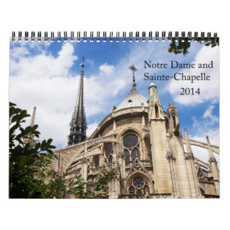 Agenda 2014 van Notre Dame en Sainte-Chapelle Kalender