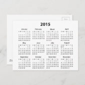 Agenda 2015 briefkaart (Voorkant / Achterkant)