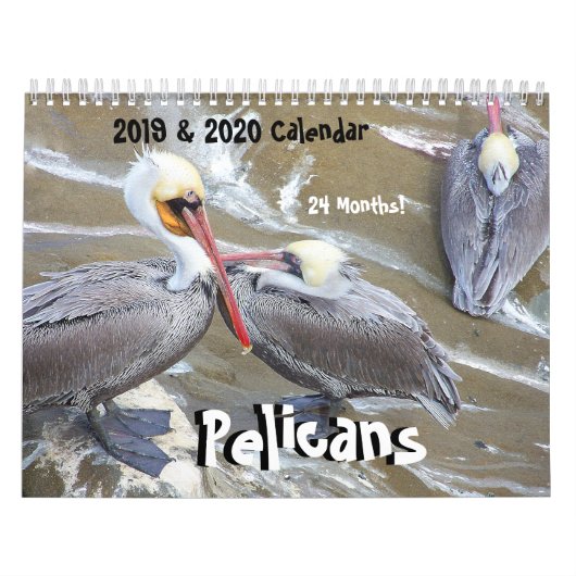 Agenda 2019 2020 voor wilde pelikaanse dieren kalender (Hoes)