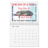 Agenda 2020 van de 12-stapslogans kalender (Mar 2026)