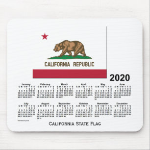 Agenda 2020 van Janz California State Flag Muismat
