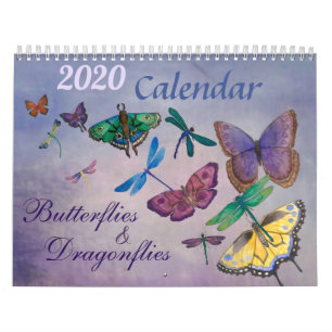 Agenda 2020 voor Butterflies & Dragonflies Kalender