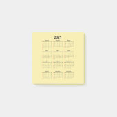 Agenda 2021 post-it® notes (Voorkant)