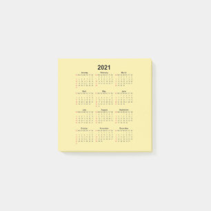  Agenda 2021 Post-it® Notes