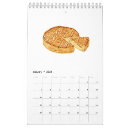 Agenda 2021 van de waterverf kalender