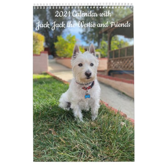 Agenda 2021 voor Westie en Honden Kalender (Hoes)