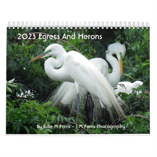 Agenda 2023 Egrets and Herons 2 Kalender (Hoes)