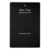 Agenda 2023 met openbare Feestdagen Modern Mini Klembord (Achterkant)