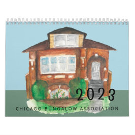Agenda 2023 van de Chicago Bungalow Association Kalender