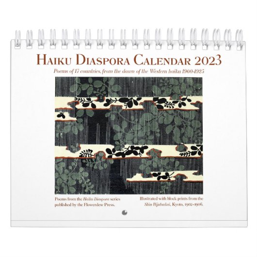 Agenda 2023 van Haiku Diaspora Kalender (Hoes)
