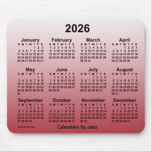 Agenda 2026 Faded Cherry door Janz-Muismat Muismat