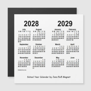 Agenda 2028-2029 van het Witte Schooljaar van Janz