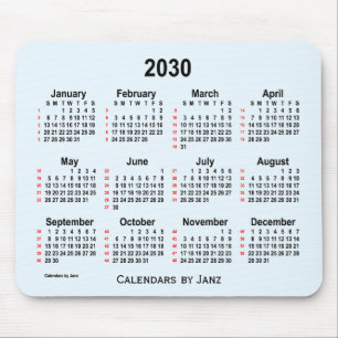 Agenda 2030 Alice Blue 52 weken van Janz Muismat