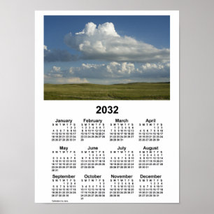 Agenda 2032 Nebraska Sandhills door Janz Poster