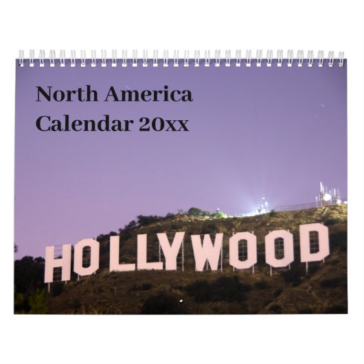 Agenda 20xx - Noord-Amerika Kalender (Hoes)