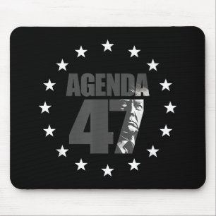 Agenda 47 Patriottische Trump Herverkiezingscampag Muismat